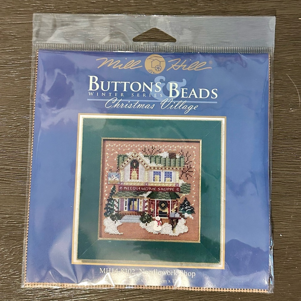 Mill Hill Buttons & Beads Needlework Shop Kit - Christmas village
